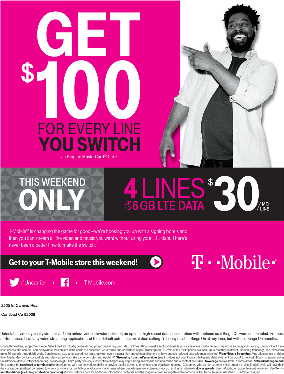 Get To Your T-mobile Store This Weekend - T Mobile (1000x1314), Png Download