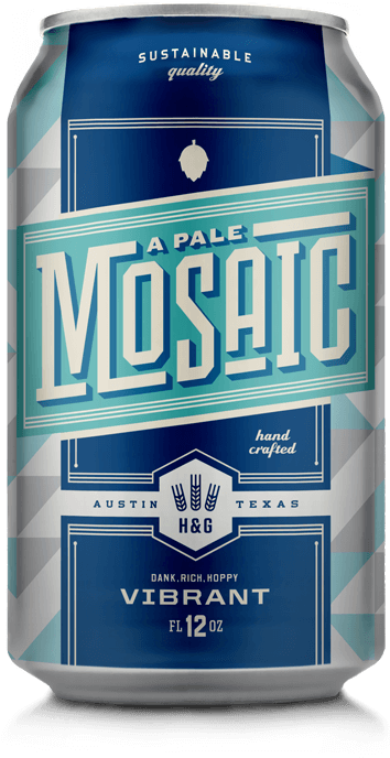 Pale Mosaic - Hops And Grain Mosaic (520x750), Png Download
