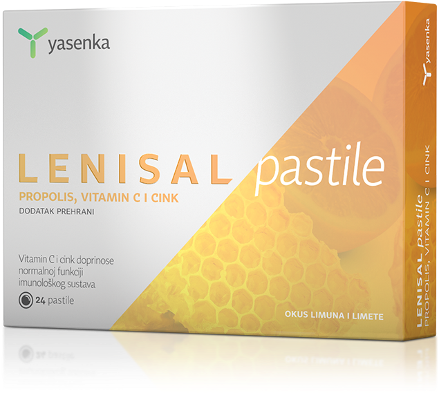 Lenisal Lozenges Propolis, Vitamin C And Zinc - Book Cover (850x801), Png Download