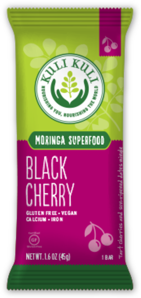 Kuli Kuli Moringa Black Cherry Bar - Packaging And Labeling (600x600), Png Download