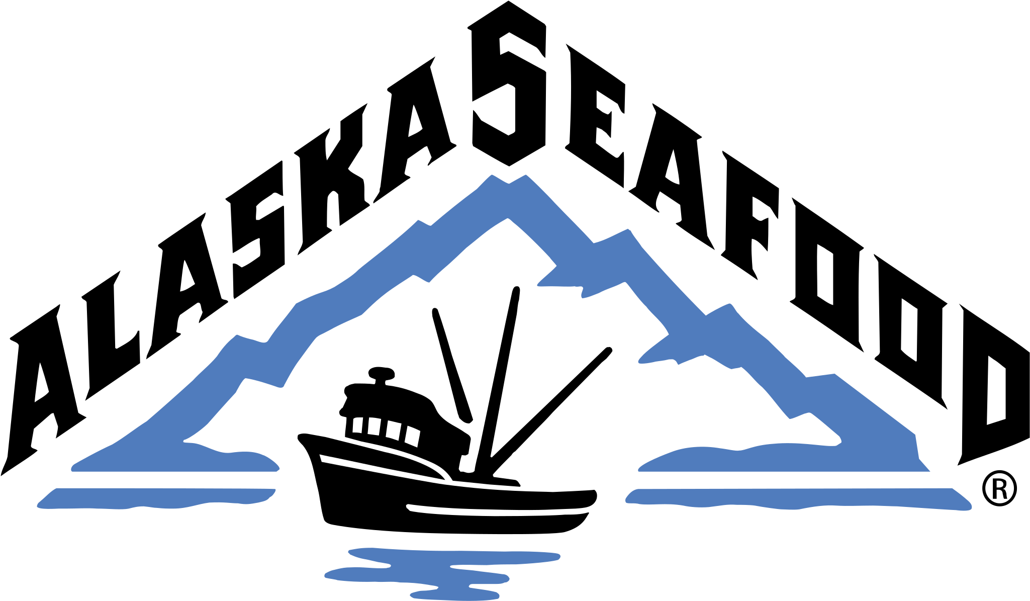 Alaska Seafood Logo Png Transparent - Alaska Seafood (2400x2400), Png Download
