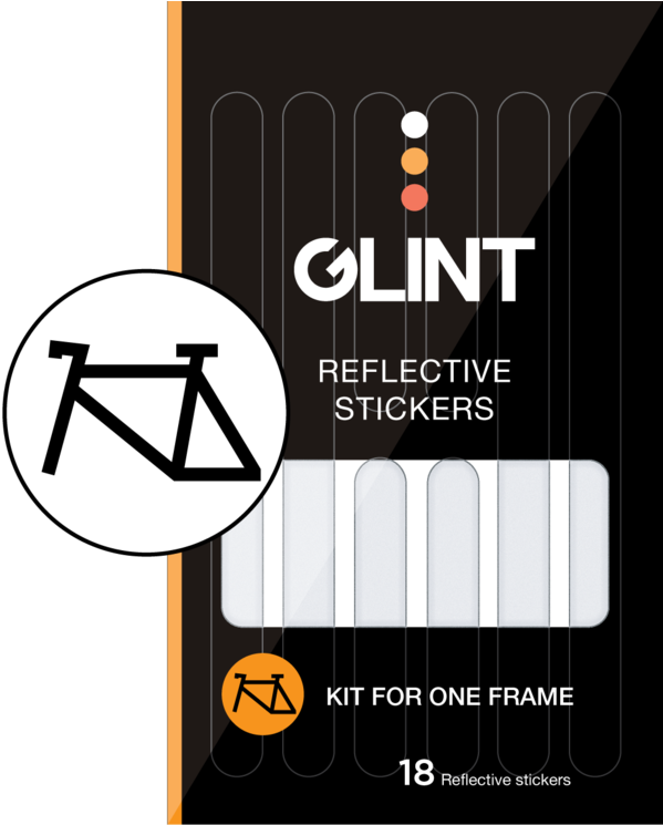 Bike Frame Reflective Decals - Graphic Design (620x744), Png Download