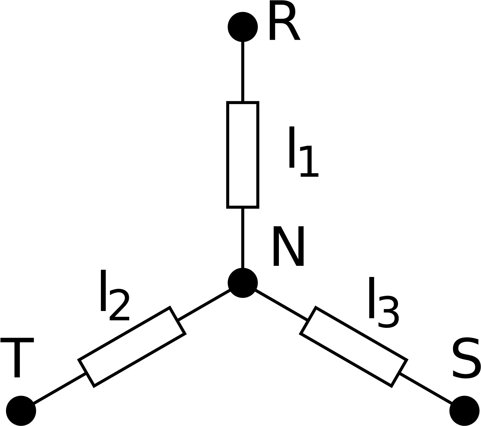 Open - 3 Phase Star Connection (2000x1750), Png Download