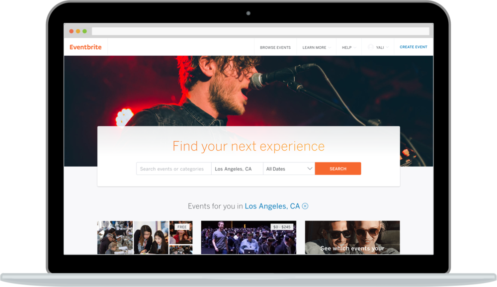 Eventbrite - Events Website In Kenya (1000x577), Png Download