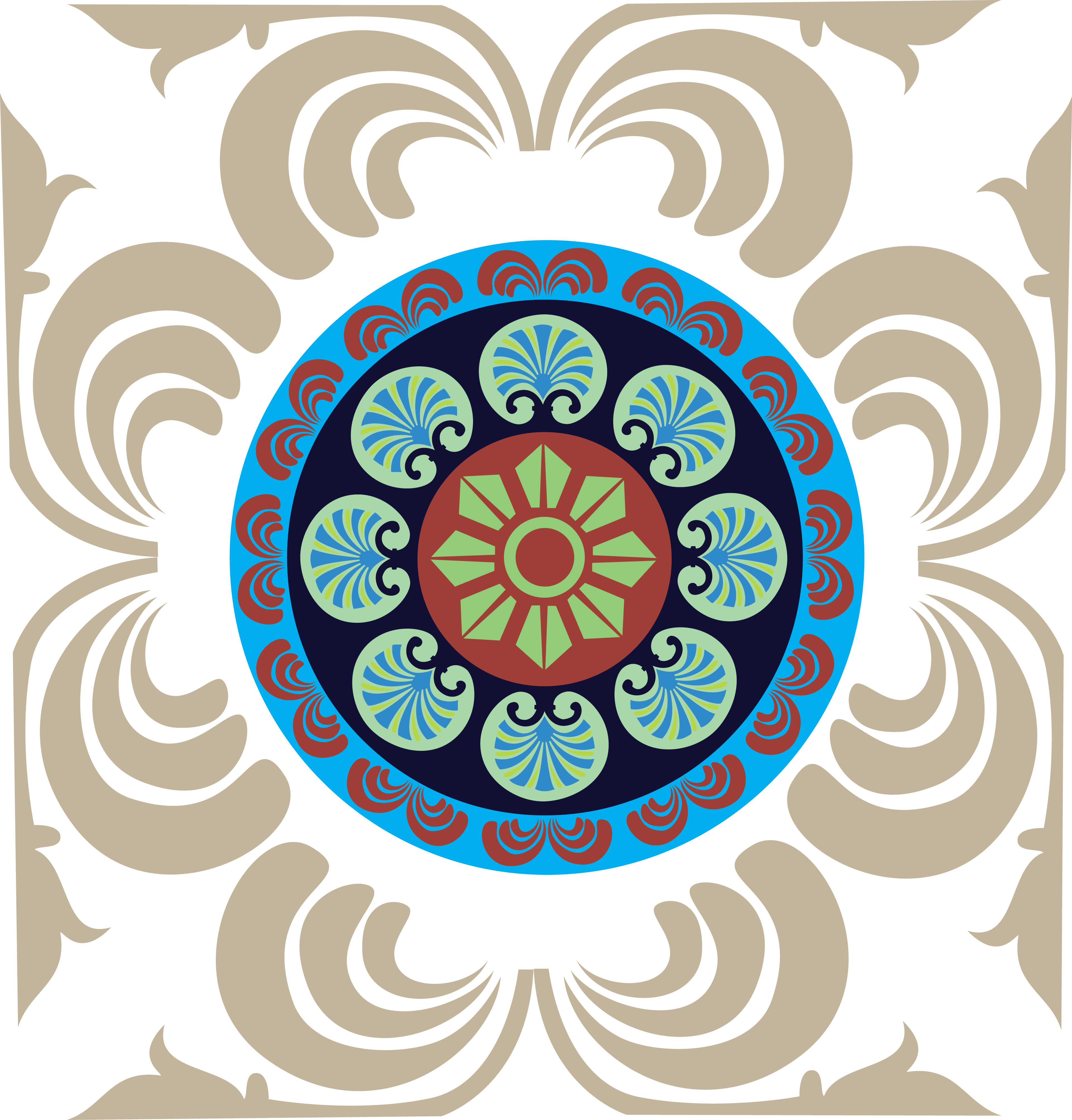 Free Indian Symbols, Signs, Patterns (3839x4011), Png Download