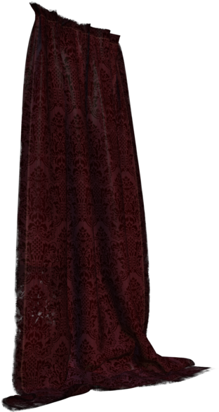 Red Curtain Png - Curtain Png Cut Out (800x640), Png Download