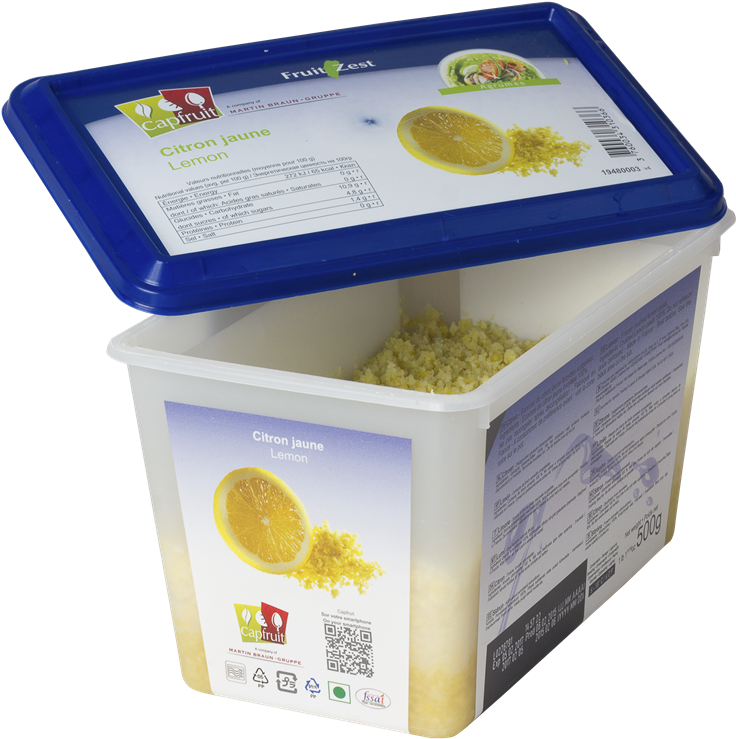 Lime Juice Puree/frz, Capfruit, 1kg - Capfruit Lemon Zest (1024x1024), Png Download