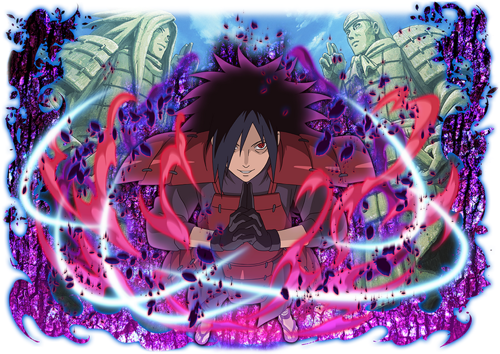 Naruto Anime Madara Uchiha Madarauchiha Uchihaclan - Impact Obito Naruto Blazing (1024x1024), Png Download