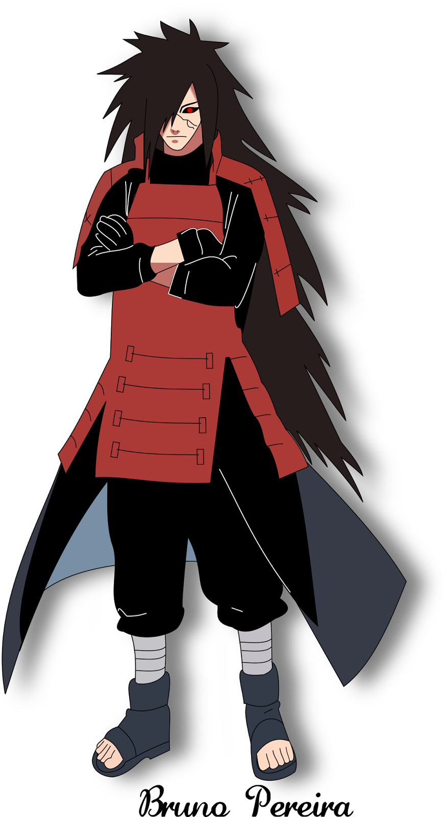 Neste Vídeo, O Bruno Pereira, Que Tem 13 Anos E Estuda - Imagens Madara Para Desenhar (874x1600), Png Download