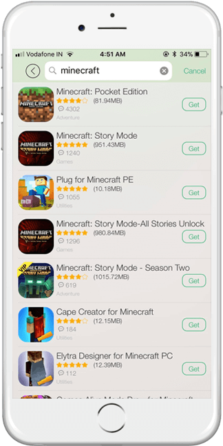 We're Going To Tell You How You Can Get Minecraft Pe - Mobile Phone (421x740), Png Download