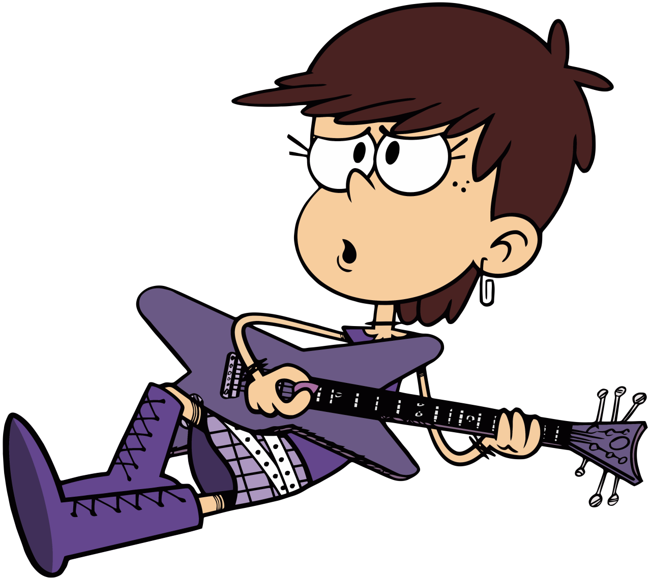 Luna Loud Woowoo The Loud House Tlh Loud House Vectors - Loud House Luna (1280x1140), Png Download