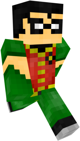 This Mod Basicly Allows You To Have Any Cape You Want - Como Dibujar A Robin En Minecraft (640x640), Png Download