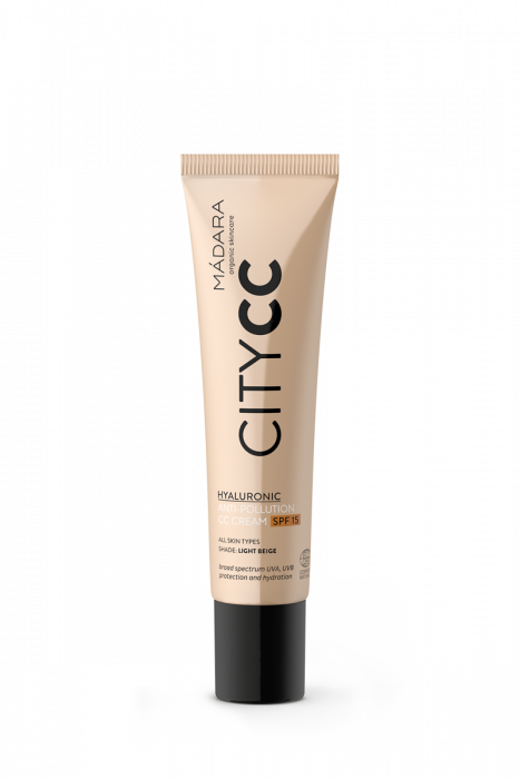 Madara City Cc Kreem Light Beige Spf 15 40ml - Anti Pollution Cc Cream Spf15 Light Beige (467x700), Png Download