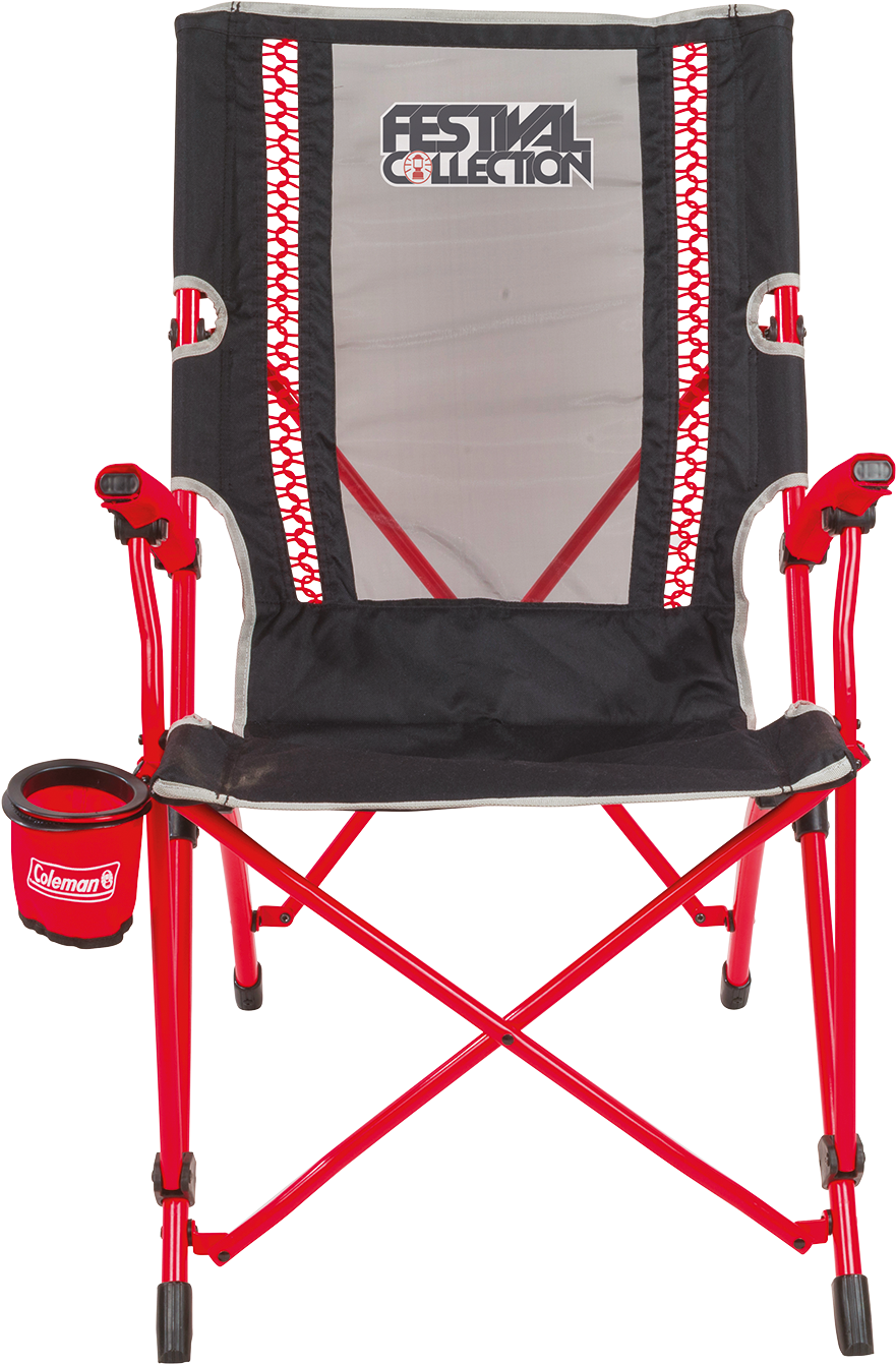Coleman® Festival Collection Bungee Folding Chair, - Folding Chair (1500x1500), Png Download