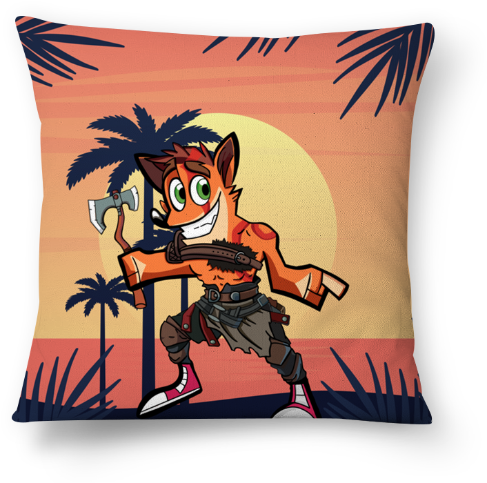 Almofada Krashtos God Of Woah De Jogo Velhona - Cushion (800x800), Png Download