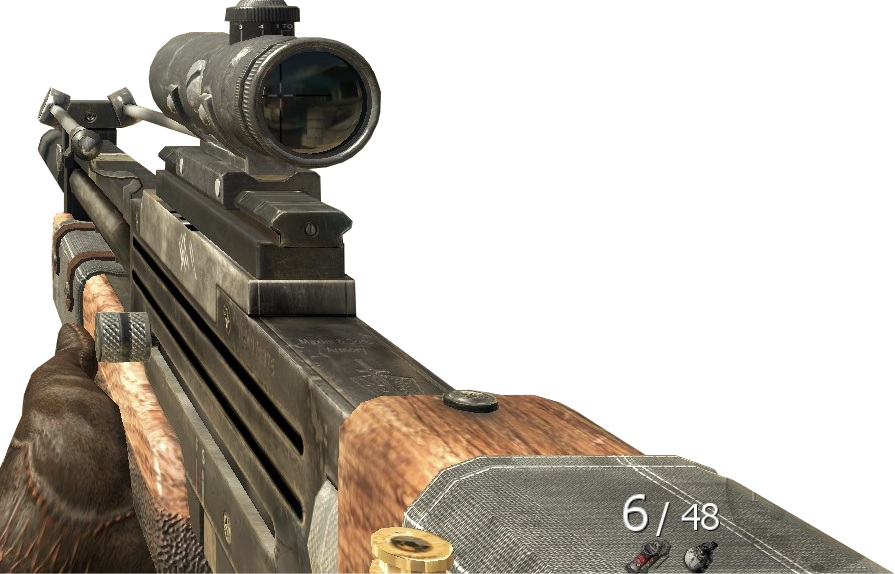 Wa2000-mw2 - Wa2000 Call Of Duty (895x574), Png Download