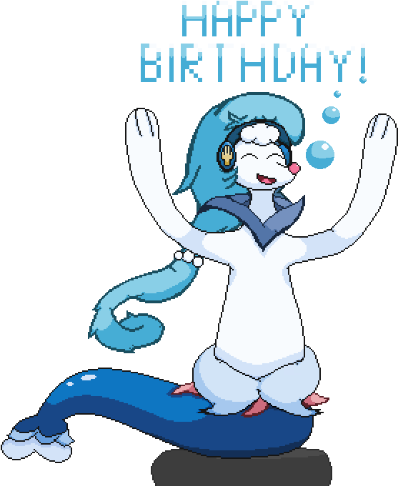 A Joyful Primarina - Cartoon (596x690), Png Download