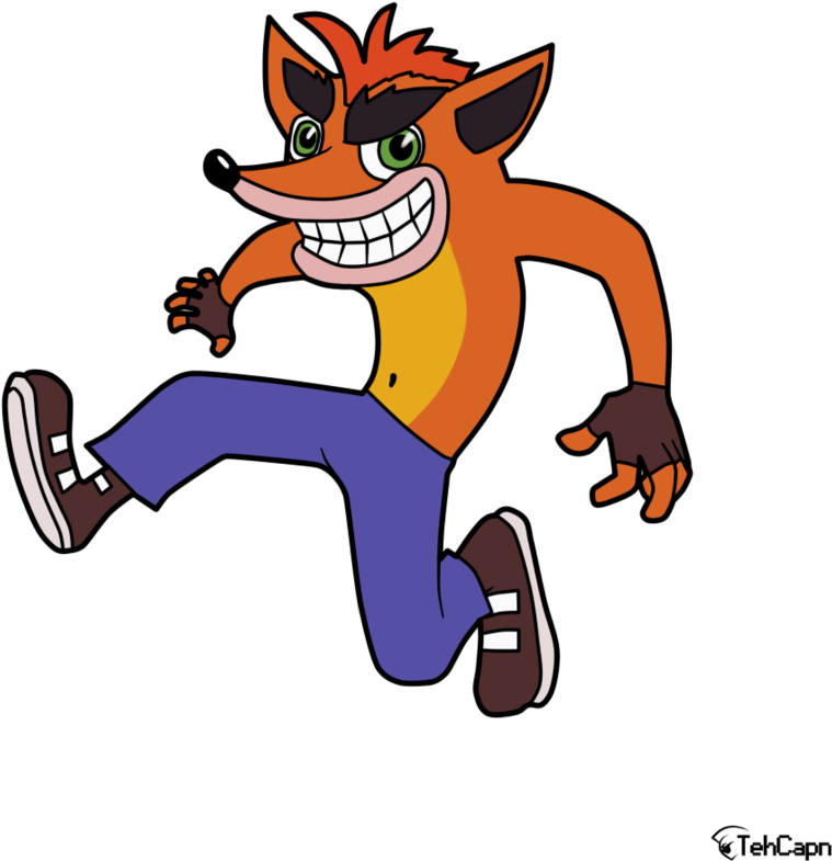 Crash Bandicoot By Tehcapn - Uka Uka (894x894), Png Download