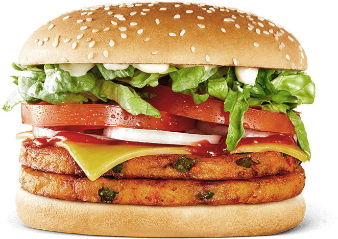 Vegan Cheeseburger - Vegan Burger Hungry Jacks (800x600), Png Download