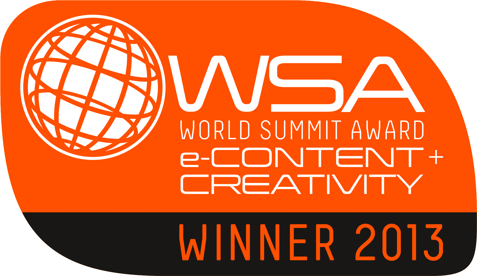 Wsa Winners Seal 2013 - World Summit Award Mobile (2499x1592), Png Download