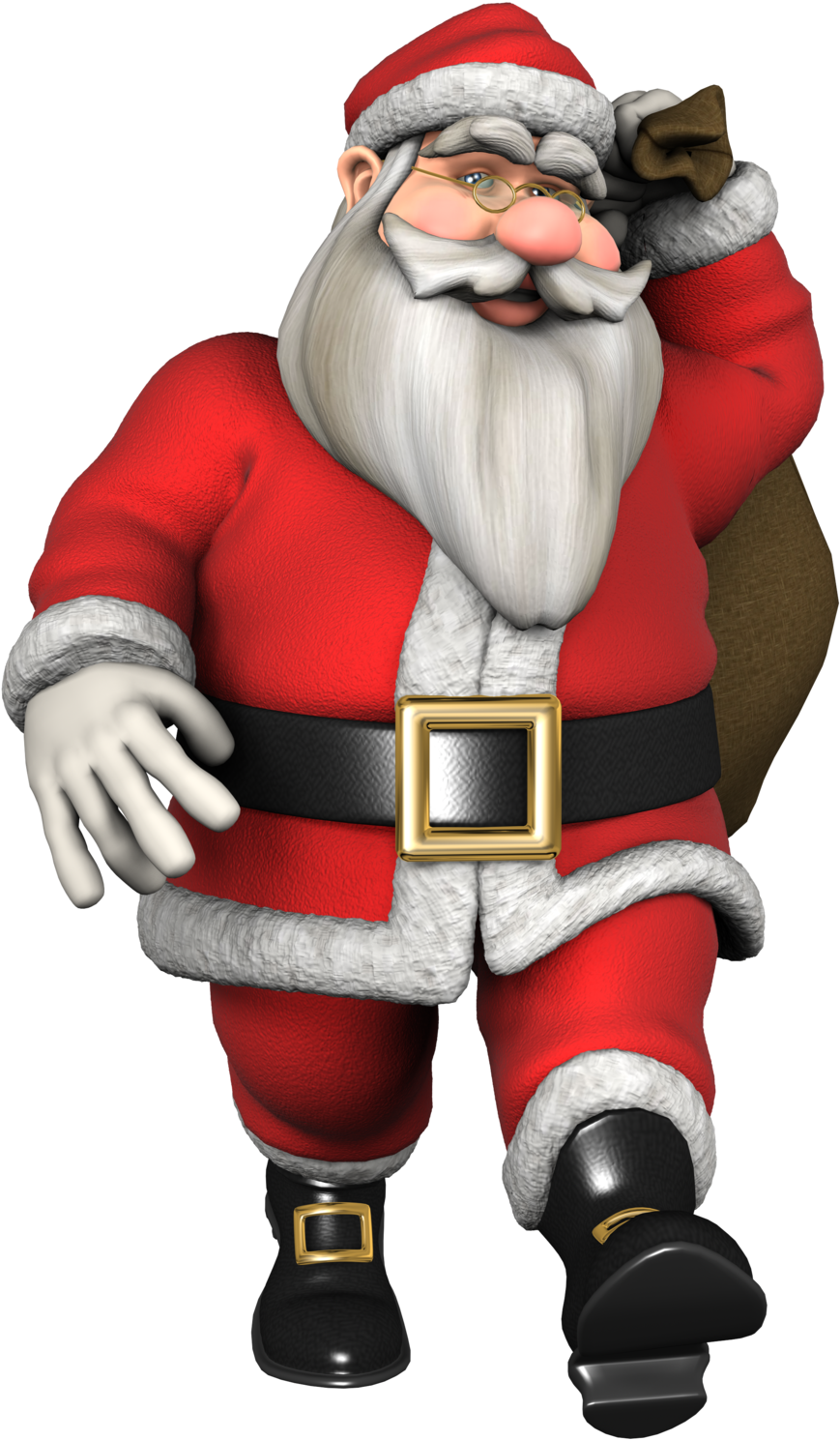 Santa Png Render (1280x1656), Png Download