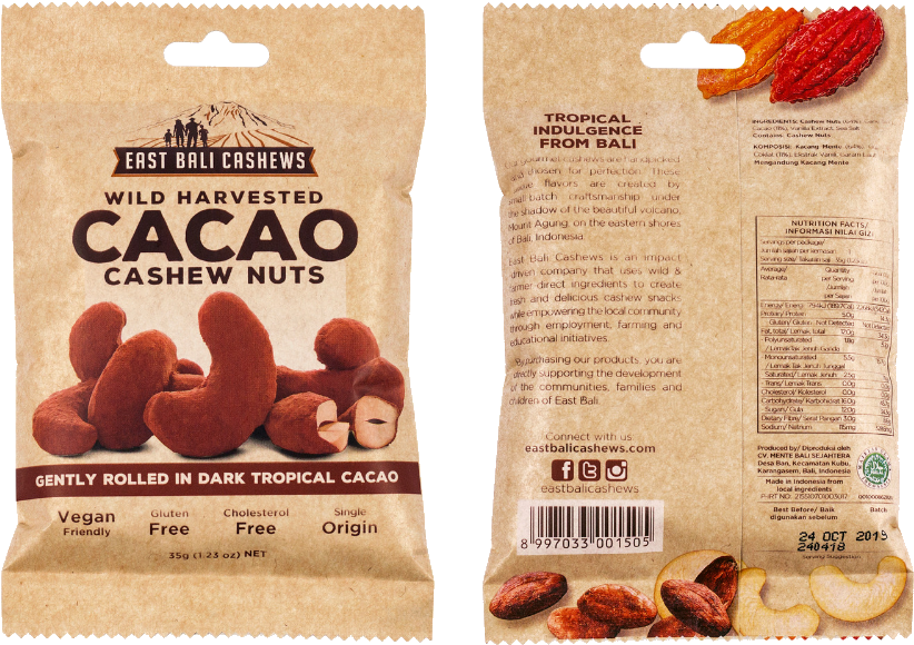 East Bali Cashews Cacao Cashew Nuts Wild Harvested - Cashew (888x617), Png Download