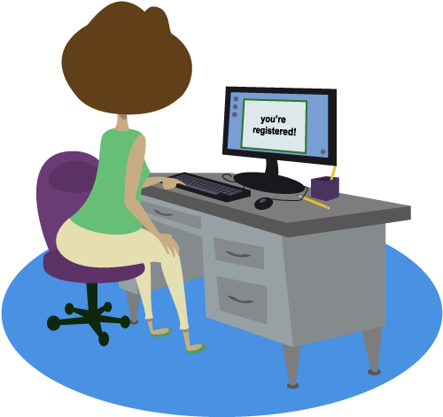 Registration - Table (650x483), Png Download