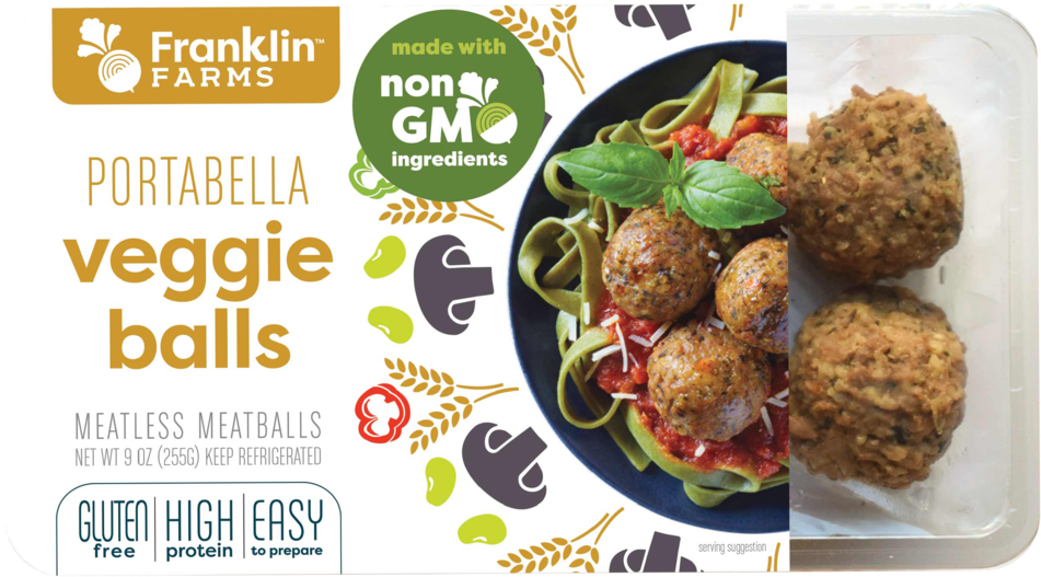 Veggieballs - Franklin Farms Chili Bean Veggie Burger (1000x587), Png Download