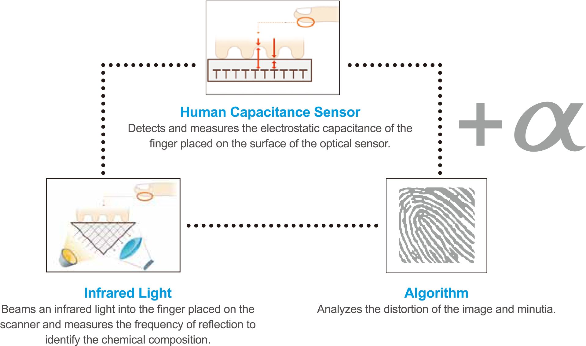 Virdi's Patented Optical Fingerprint Sensor Incorporates - Diagram (2048x1234), Png Download