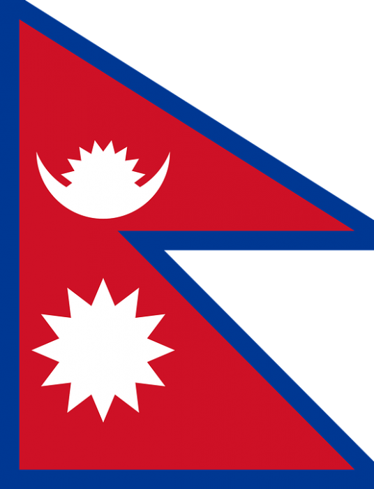 Nepal - Nepal Flag .png (536x700), Png Download