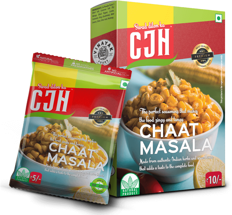 Indian Chaat Masala, Cjh, Vinayak Foods Group, Indian - Convenience Food (816x777), Png Download