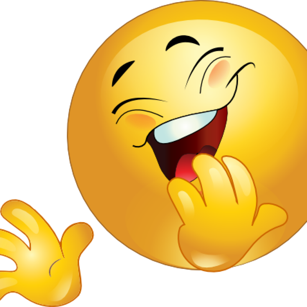 Laughing Clipart Free Laughing Clipart Free Laughing - Jovial Emoticon (1024x1024), Png Download