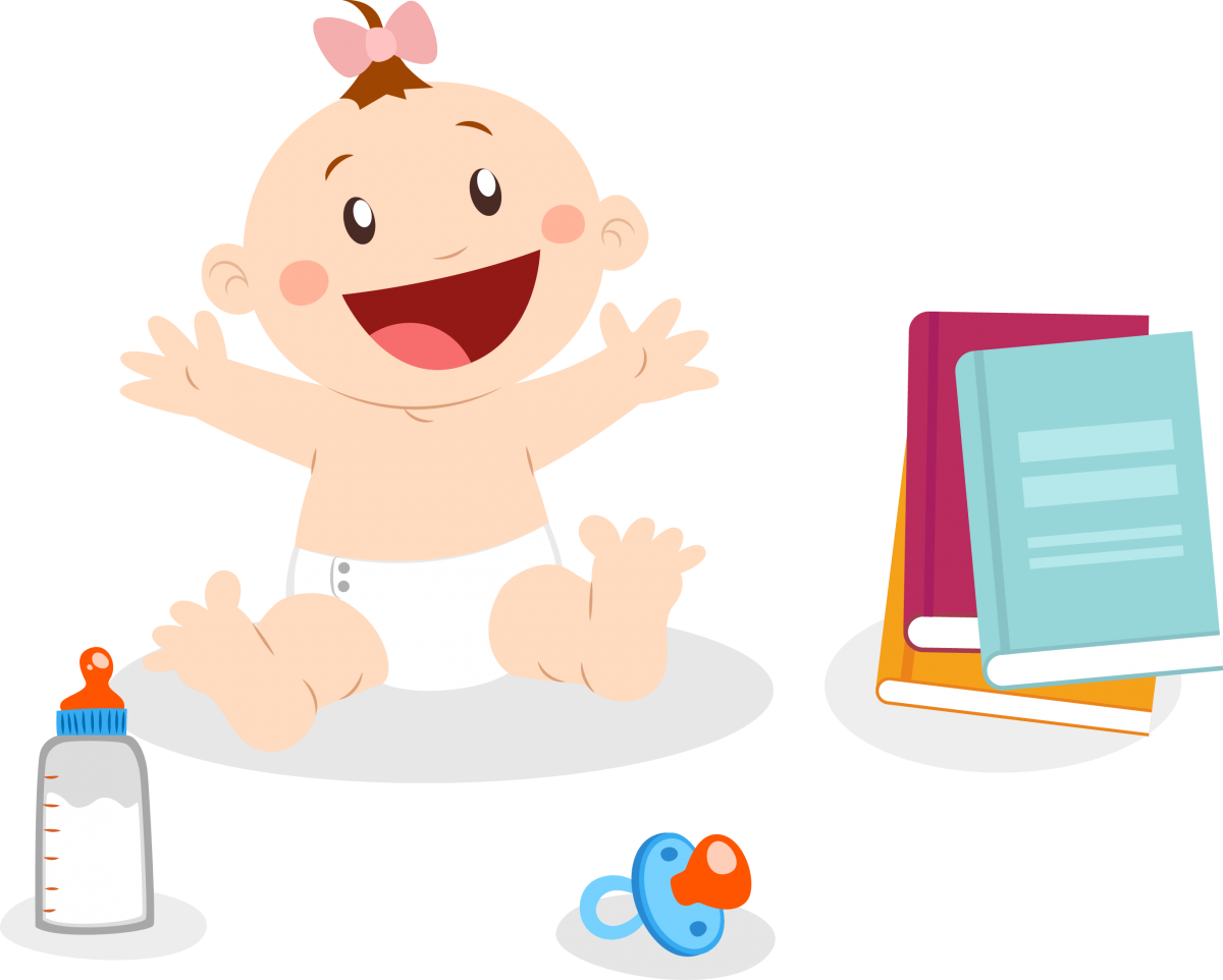 Books For Babies - Baby Accessories Png (1200x962), Png Download