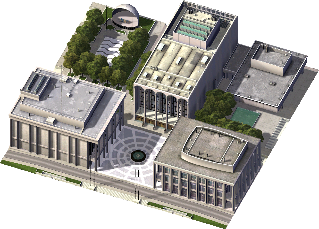 Lincoln Center - Juilliard School Plaza (1314x946), Png Download