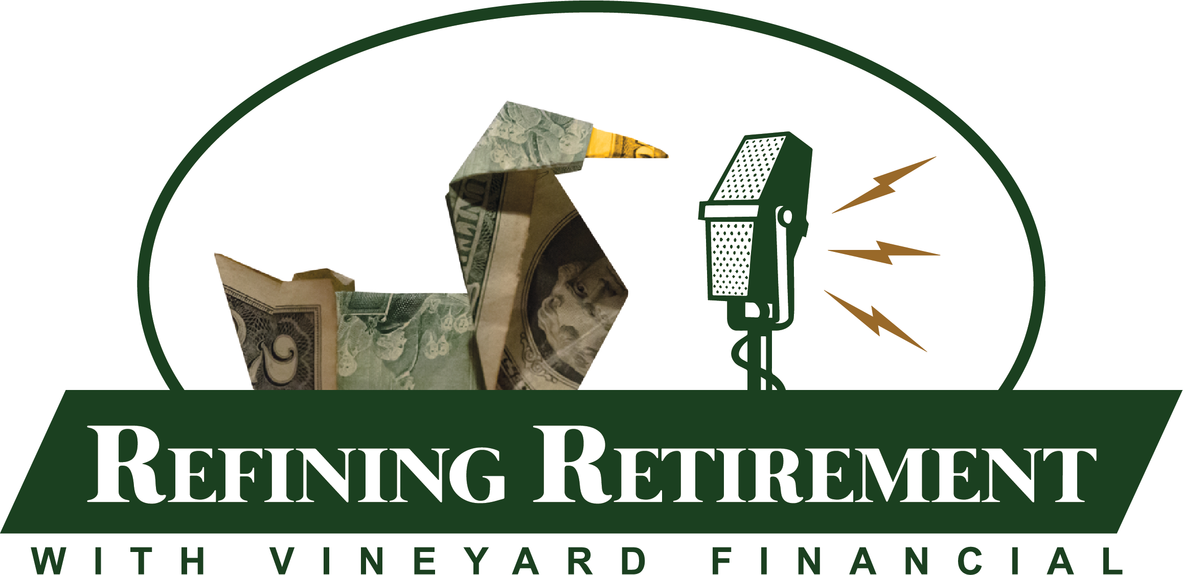 Refining Retirement Logo Rgb - Banknote (2314x1125), Png Download