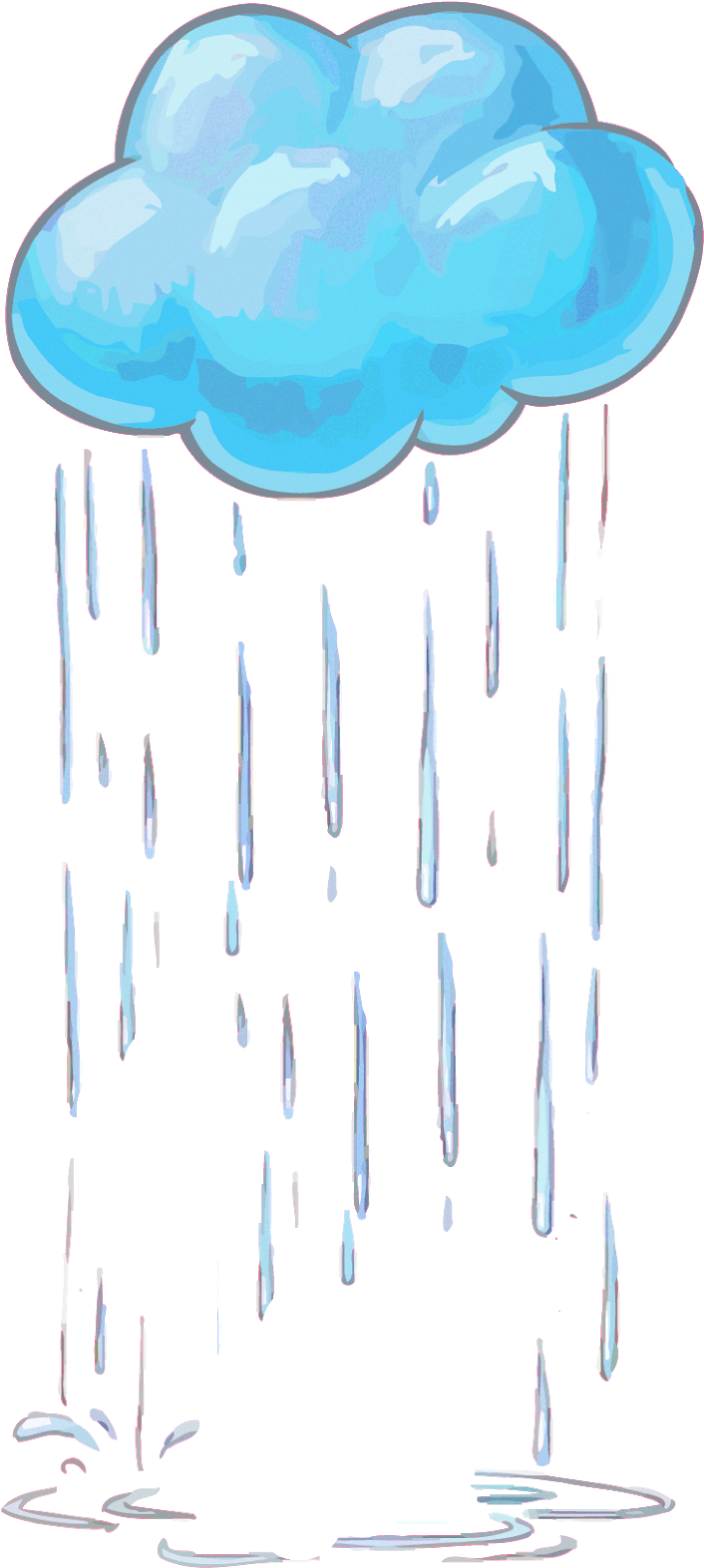1449 X 2048 1 - Cartoon Rain Transparent (1449x2048), Png Download