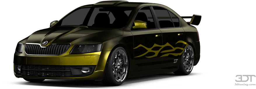 Tuning Of Skoda Octavia Sedan - 3d Tuning (1004x373), Png Download