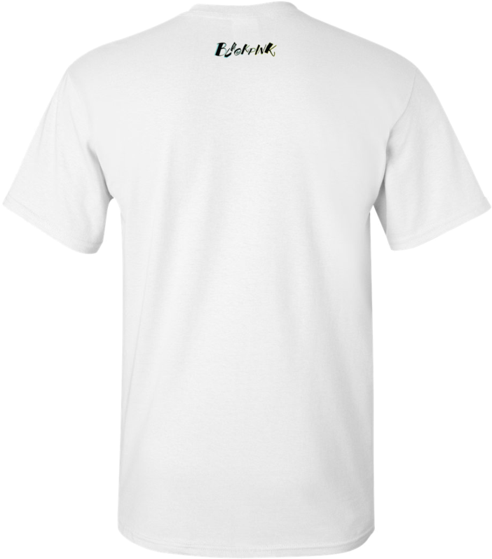 Blackpink Square Up Shirt Type 2 - White Tshirt Back Png (768x960), Png Download