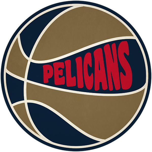 New Orleans Pelicans Retro - Logo Transparent Golden State Warriors (600x600), Png Download