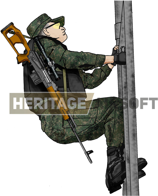 Airsoft Outfit - Soldier (600x750), Png Download