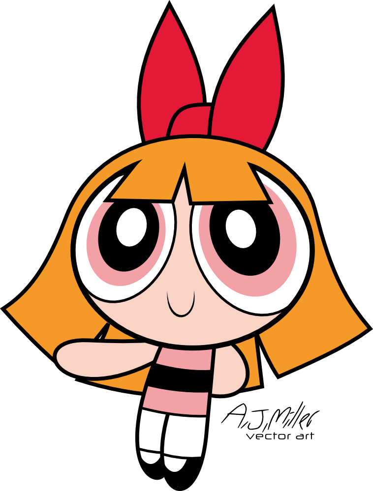 Blossom's Haircut By Ajtheppgfan - Powerpuff Girls Blossom Bikini (758x999), Png Download