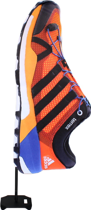 Silhouette Flag Adidas Face - Sock (800x800), Png Download