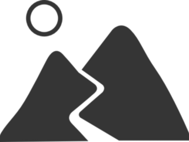 Vector Clipart Mountain - Mountain With Road Clipart (640x480), Png Download