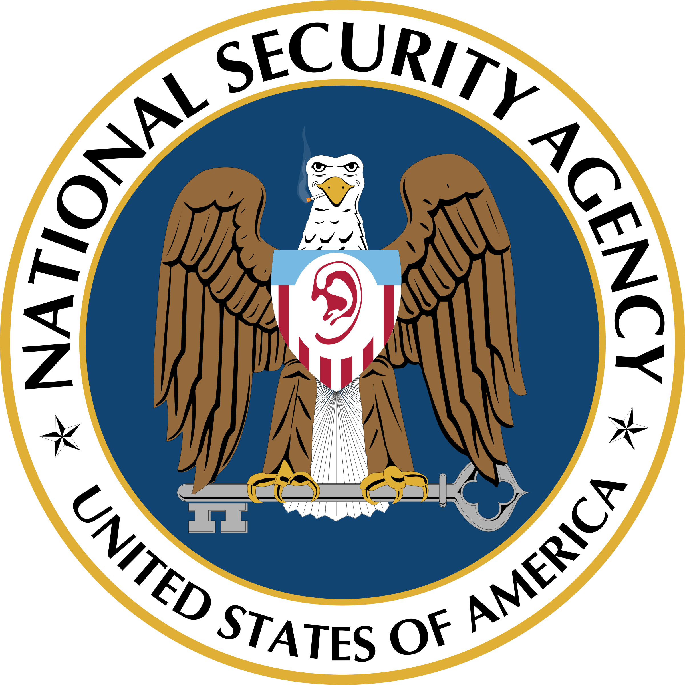 Dip In The Mashed Potatoes - National Security Agency (1280x1280), Png Download