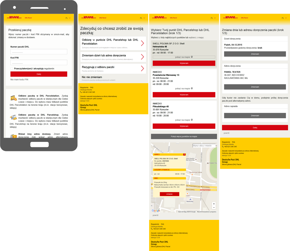 Projects And News - Upoważnienie Odbioru Paczki Dhl (1019x881), Png Download