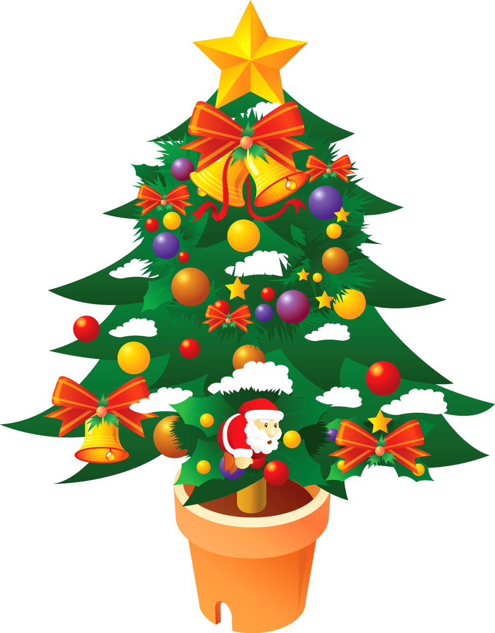 Christmas Tree Clipart Png - Merry Christmas 2018 Wishes (1003x1282), Png Download