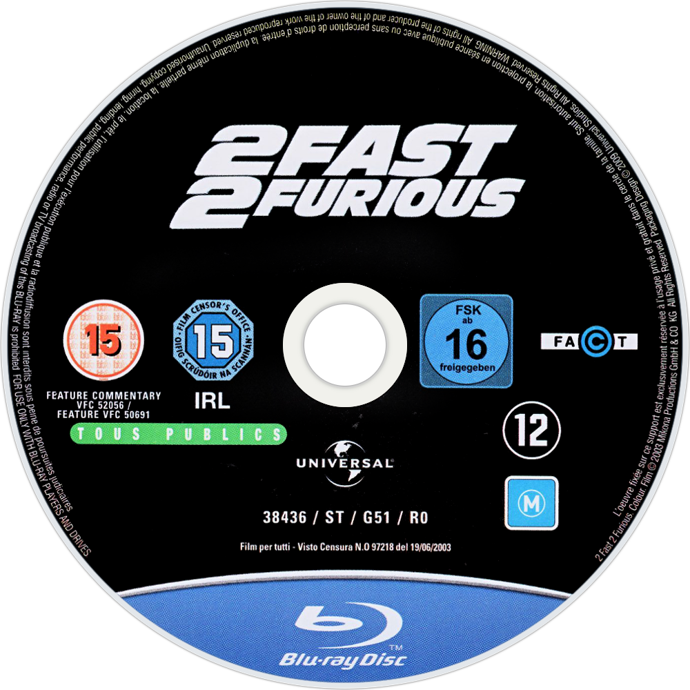Pin Blu Ray Logo Png Pictures On Pinterest - Fast And Furious (1000x1000), Png Download