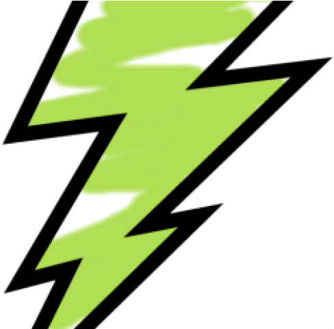 Blue Lightning Bolt Png (640x480), Png Download