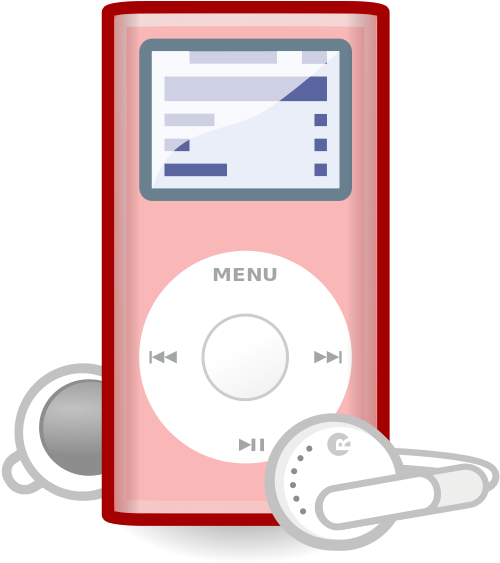 Ipod Clipart Pink - Ipod Clipart Png (600x600), Png Download