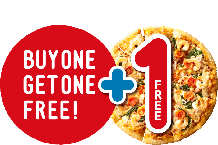 With Buy 1 Get 1 Free, The Cheaper Of The Two Pizzas - Sunway Pyramid Forever 21 (701x467), Png Download